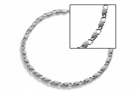 Silver Heart Magnetic Necklace