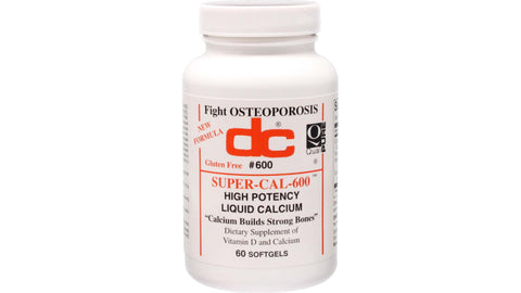 Super-Cal 600 - Suplemento de calcio con vitamina D