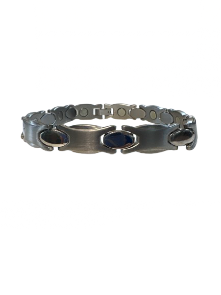 Cinturón de plata de titanio