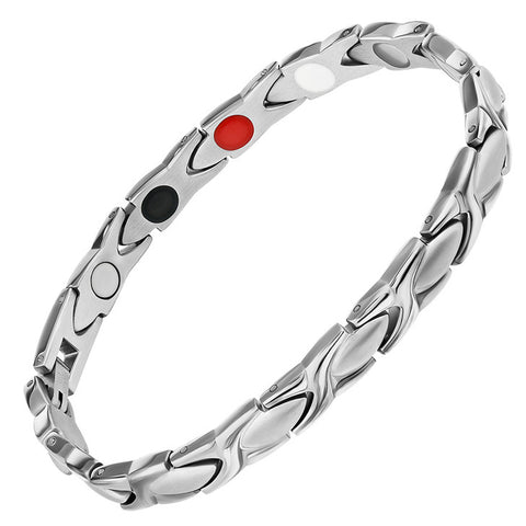 Pulsera de iones 4 en 1 XO 2 tonos