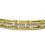 Tobillera Golfers Gold Rim Silver In