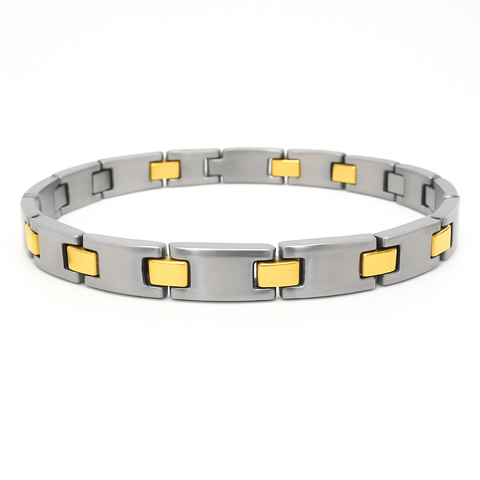 Pulsera neomagnética de dos tonos Balance