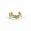 Anillo Wave 3 Tone