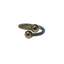 Anillo de cuerda magnética – Todo de plata