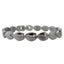 Pulsera Magnética Hojas Plateadas
