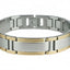 Pulsera Ancha Neomagnética Oro/Plata