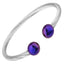 Pulsera magnética – Extremos negros y morados