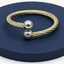 Pulsera de Cuerda Magnética – Bicolor y Plata