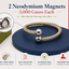 Pulsera de Cuerda Magnética – Bicolor y Plata