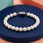 Pulsera de Perlas Magnéticas Blancas de 8mm
