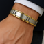Pulsera Ancha Neomagnética Oro/Plata