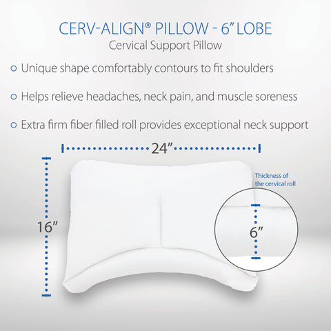 Almohada de soporte cervical Cerv-Align