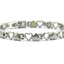 Conjunto B-NL de corazón de plata