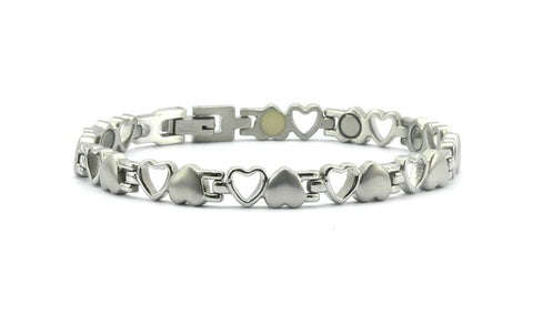 Conjunto B-NL de corazón de plata