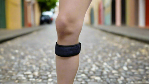 Banda Neo-Magnet para rodilla y rótula: soporte magnético ajustable con imanes de 1200 Gauss