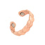 Anillo de corazones brillantes de cobre