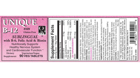 Vitamina B-12 sublingual