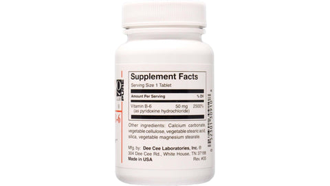 Vitamina B-6 50 mg