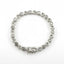 Cristal CZ transparente en plata