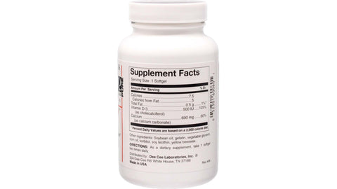 Super-Cal 600 - Suplemento de calcio con vitamina D