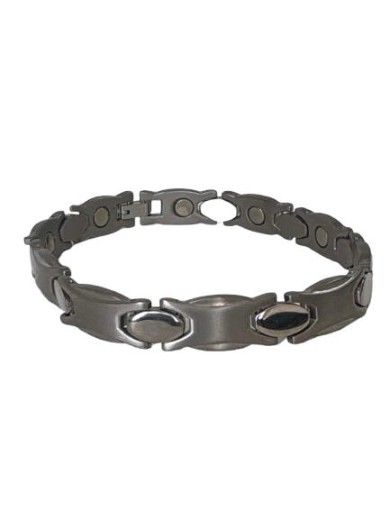 Cinturón de plata de titanio