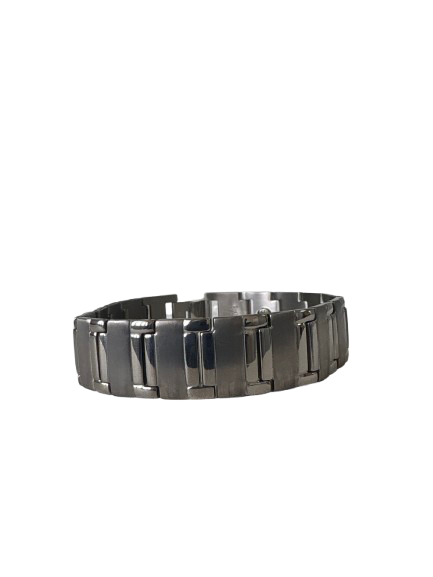 Pulsera magnética de titanio Rolex de plata