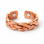 Anillo de cobre brillante XO
