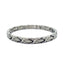 Pulsera magnética biológica de plata XO