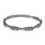 Pulsera de amatista plateada