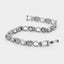 Conjunto B-NL de corazón de plata